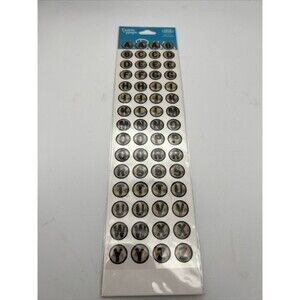 Frances Meyer Soccer Letters Stickers NOS Sealed